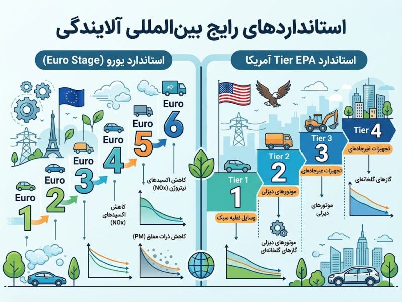 مهمترین استانداردهای آلایندگی جهانی